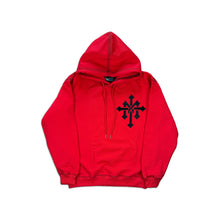 Load image into Gallery viewer, CRUCIFIX X FTY HOODIE RED/BLACK