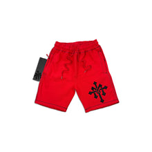 Load image into Gallery viewer, CRUCIFIX X FTY SHORTS RED/BLACK