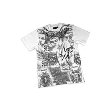 Load image into Gallery viewer, VEILED SILENCE TEE WHITE/BLACK