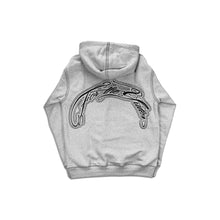 Load image into Gallery viewer, CRUCIFIX X FTY HOODIE GREY/BLACK

