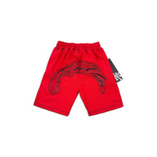 Load image into Gallery viewer, CRUCIFIX X FTY SHORTS RED/BLACK
