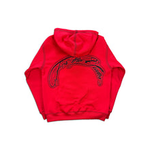 Load image into Gallery viewer, CRUCIFIX X FTY HOODIE RED/BLACK
