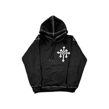 Load image into Gallery viewer, CRUCIFIX X FTY HOODIE BLACK/WHITE
