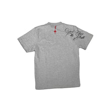 Load image into Gallery viewer, CRIMSON SAINT TEE GREY
