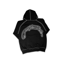 Load image into Gallery viewer, OG BLACK FOR THE YUTES V2 HOODIE
