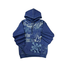 Load image into Gallery viewer, FTY X VEILED SILENCE HOODIE NAVY
